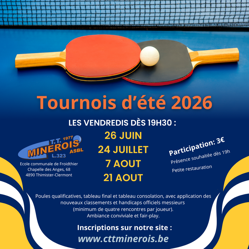 Tournoi dété 2026