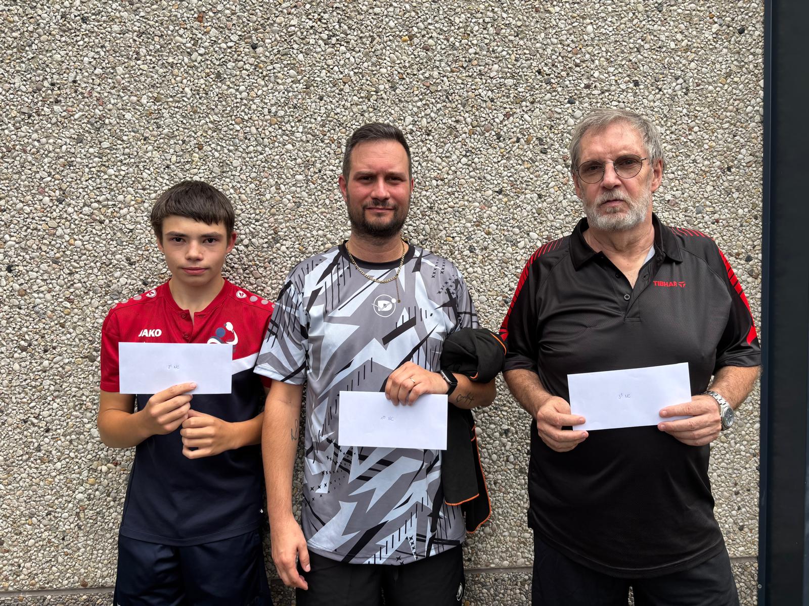 Podium série NC - Master CTT Minerois 2026
